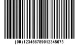 Code 128 sample label used for warehouse item and location barcodes